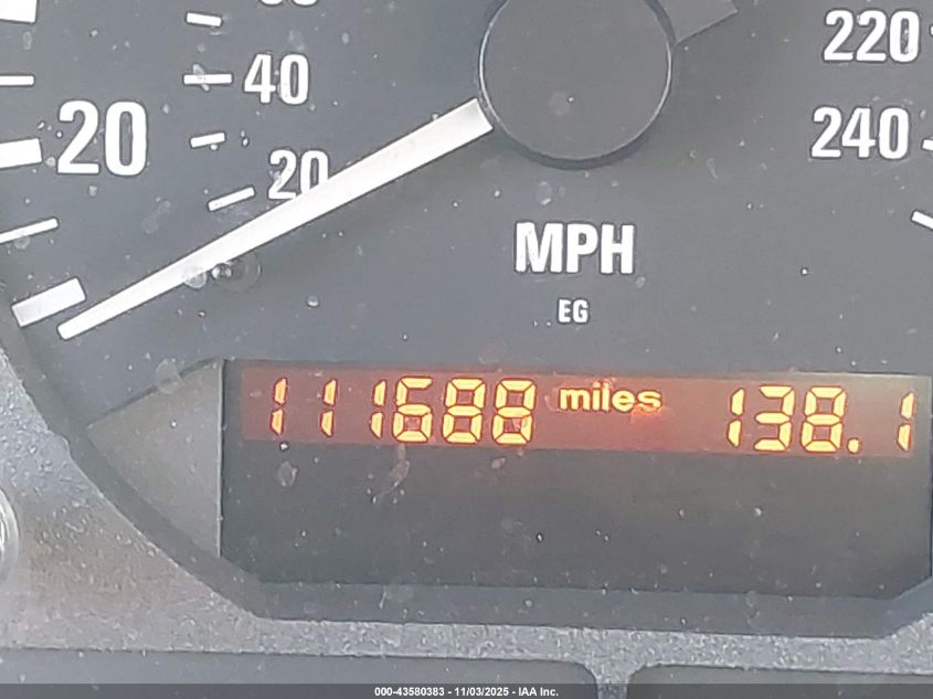 1996 BMW Z3 1.9 VIN: 4USCH7320TLB68040 Lot: 43580383