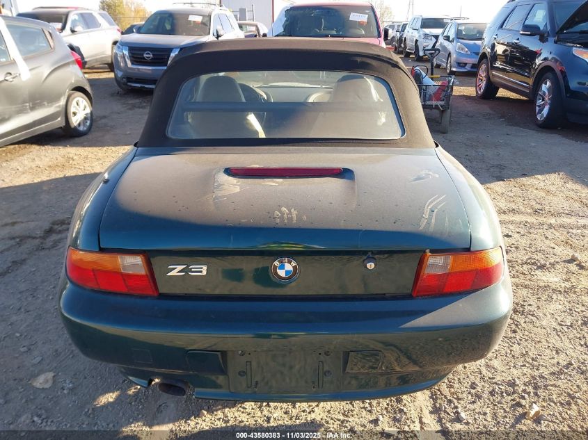 1996 BMW Z3 1.9 VIN: 4USCH7320TLB68040 Lot: 43580383