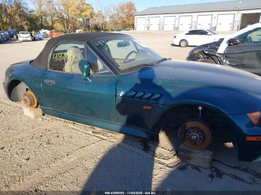 1996 BMW Z3 1.9 VIN: 4USCH7320TLB68040 Lot: 43580383