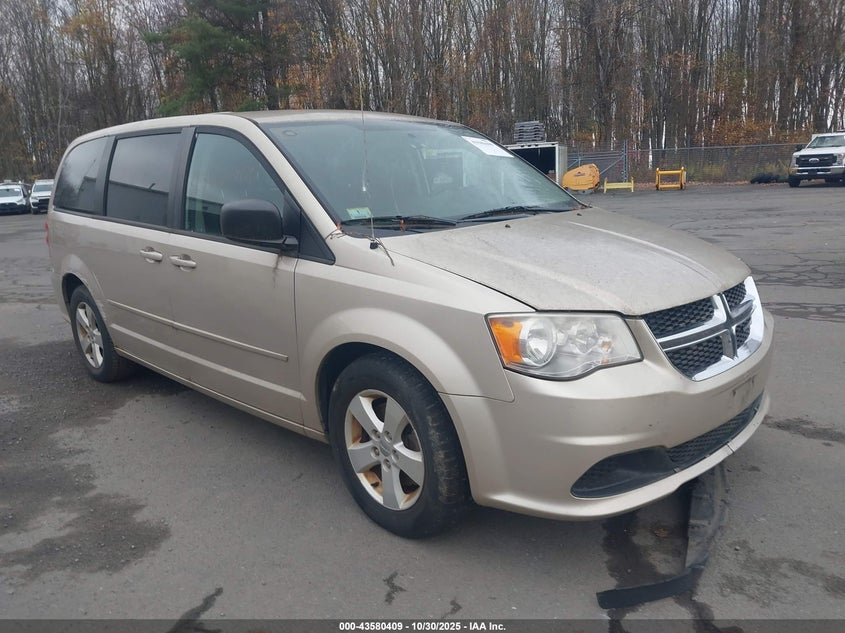 2C4RDGBG6DR568862 2013 Dodge Grand Caravan Se auction photo 1