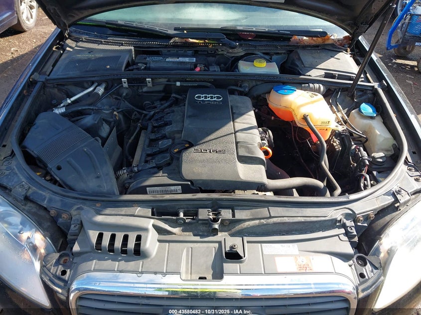 2007 Audi A4 2.0T VIN: WAUAF78EX7A112480 Lot: 43580482