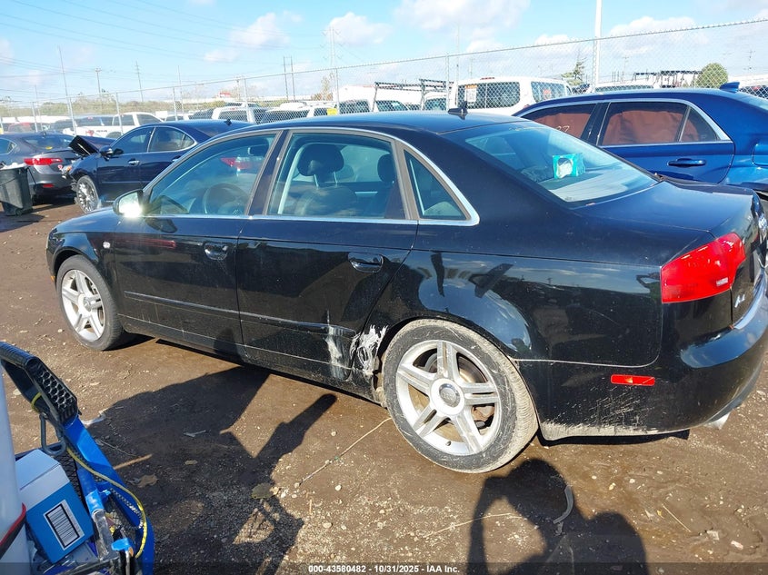 2007 Audi A4 2.0T VIN: WAUAF78EX7A112480 Lot: 43580482