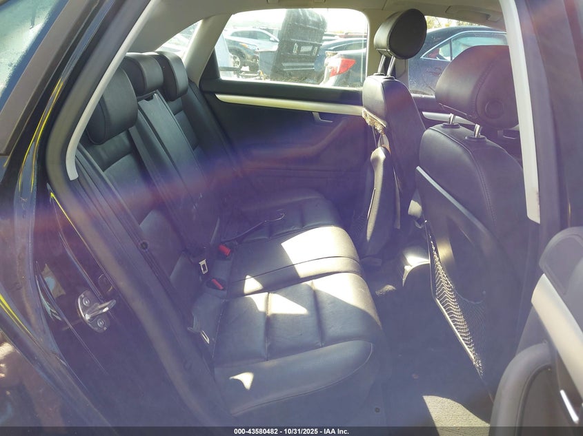 2007 Audi A4 2.0T VIN: WAUAF78EX7A112480 Lot: 43580482