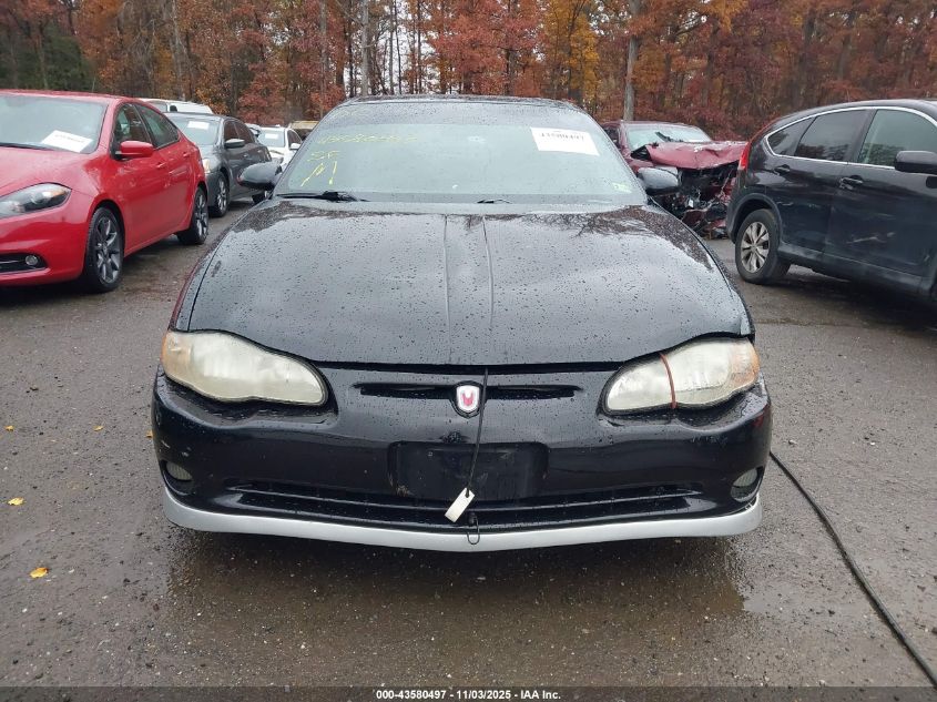 2004 Chevrolet Monte Carlo Supercharged Ss VIN: 2G1WZ151249209817 Lot: 43580497