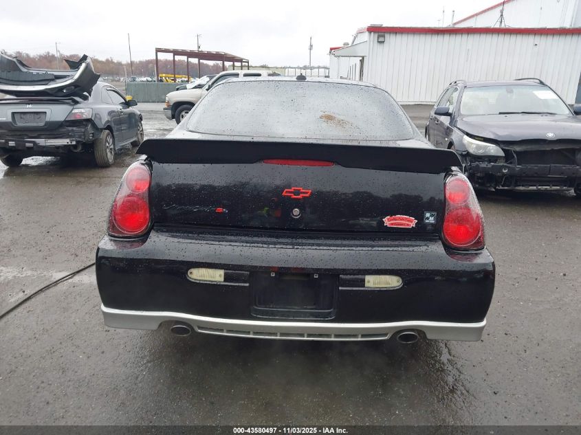 2004 Chevrolet Monte Carlo Supercharged Ss VIN: 2G1WZ151249209817 Lot: 43580497