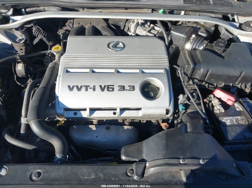 2005 Lexus Es 330 VIN: JTHBA30G455111566 Lot: 43580561