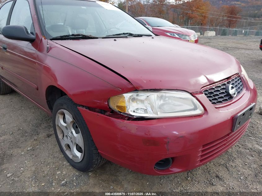 2003 Nissan Sentra Xe VIN: 3N1CB51D53L705991 Lot: 43580575