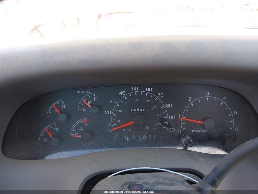 2001 Ford F-250 Lariat/Xl/Xlt VIN: 1FTNX20L91EC39560 Lot: 43580639