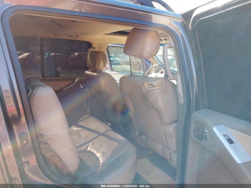 2008 Nissan Pathfinder Se VIN: 5N1AR18B28C646555 Lot: 43580654