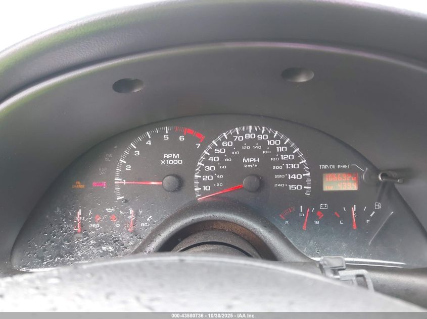 2000 Chevrolet Camaro Z28 VIN: 2G1FP22GXY2106079 Lot: 43580736