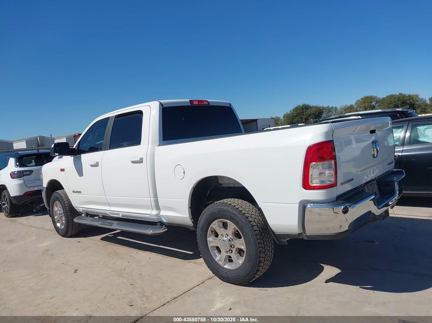2022 Ram 2500 Big Horn 4X4 6'4 Box VIN: 3C6UR5DJ3NG182715 Lot: 43580758