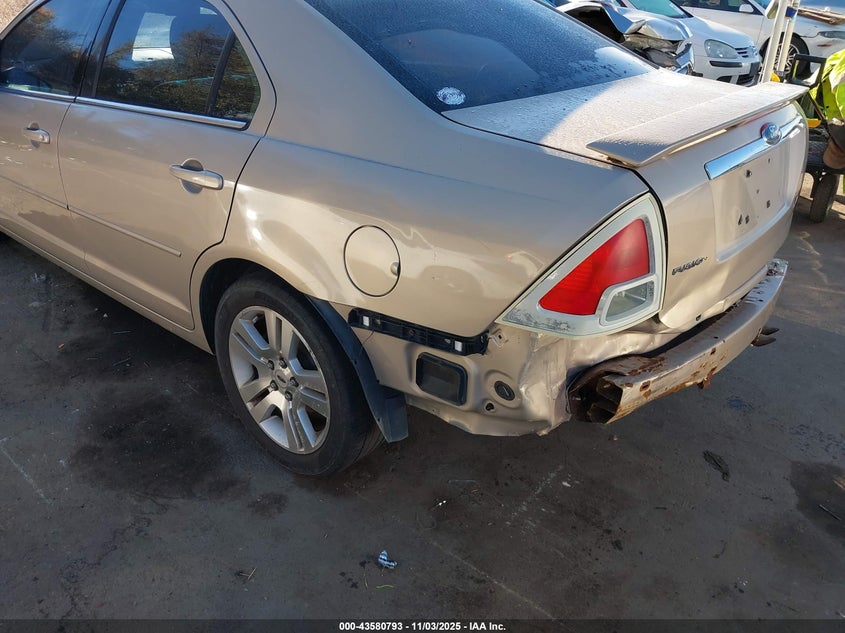 2007 Ford Fusion Sel VIN: 3FAHP08Z87R261247 Lot: 43580793