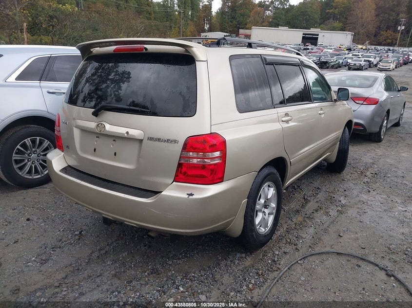 JTEGF21A220059176 2002 TOYOTA HIGHLANDER photo no. 4