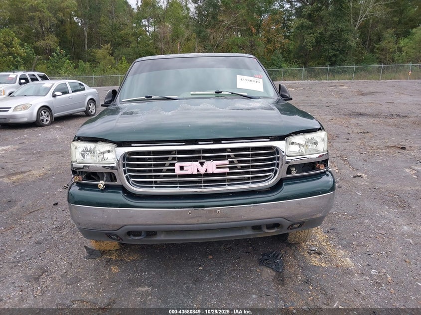 2001 GMC Sierra 1500 Sle VIN: 2GTEC19V111312822 Lot: 43580849