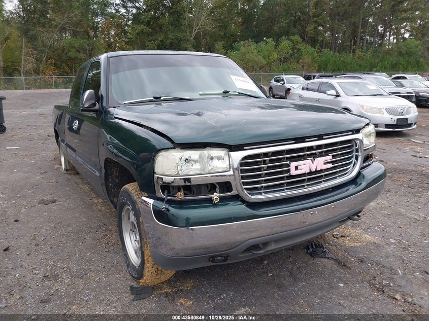 2001 GMC Sierra 1500 Sle VIN: 2GTEC19V111312822 Lot: 43580849