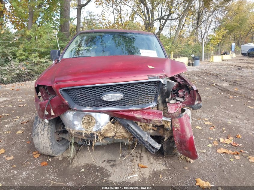 2006 Ford F-150 Stx/Xl/Xlt VIN: 1FTRX14W76NA70369 Lot: 43581057