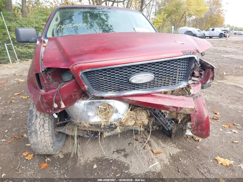 2006 Ford F-150 Stx/Xl/Xlt VIN: 1FTRX14W76NA70369 Lot: 43581057