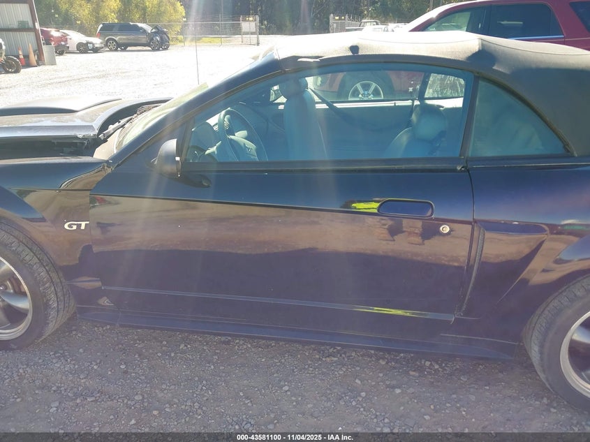 2002 Ford Mustang Gt VIN: 1FAFP45X52F125939 Lot: 43581100