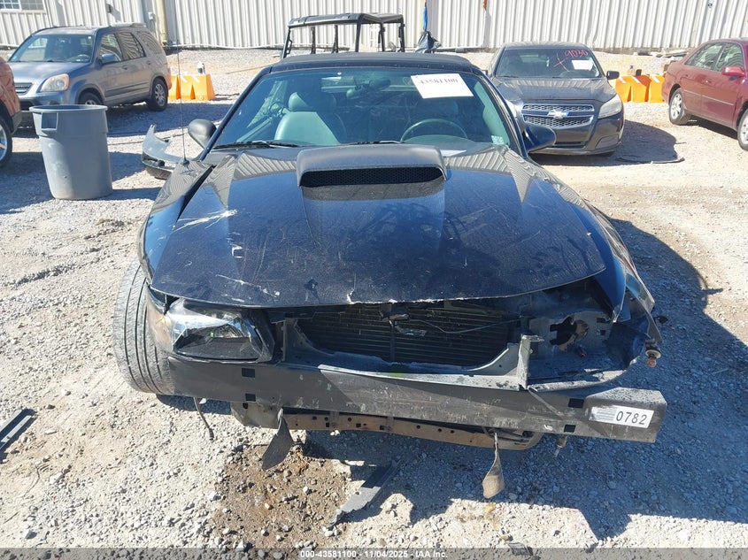 2002 Ford Mustang Gt VIN: 1FAFP45X52F125939 Lot: 43581100