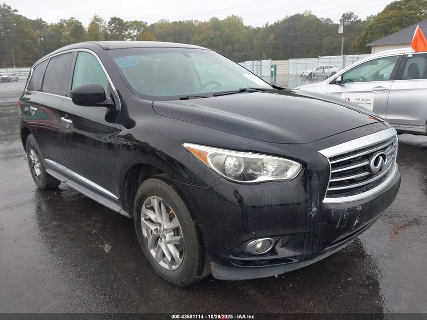 2013 Infiniti Jx35 black other gasoline 5N1AL0MN5DC322585 photo #1