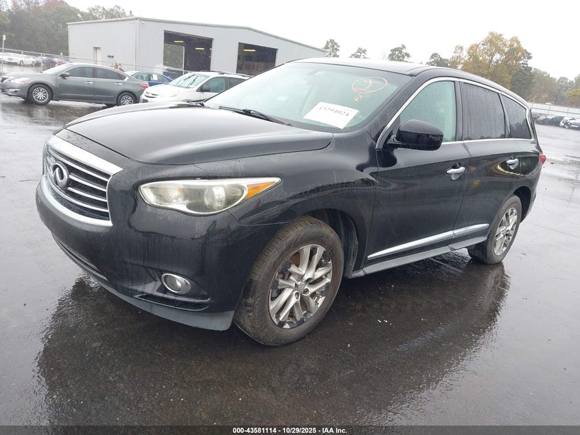 2013 Infiniti Jx35 black other gasoline 5N1AL0MN5DC322585 photo #3