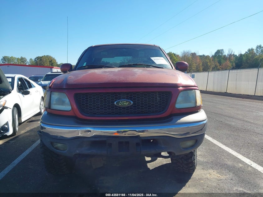 2002 Ford F-150 Lariat/Xlt VIN: 1FTRW08L22KA75505 Lot: 43581166