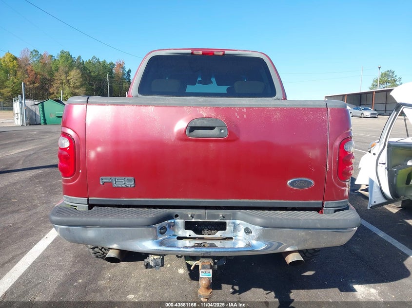 2002 Ford F-150 Lariat/Xlt VIN: 1FTRW08L22KA75505 Lot: 43581166