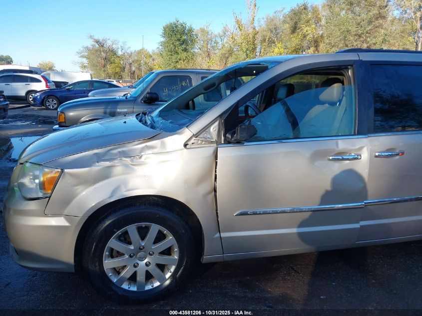 2016 Chrysler Town & Country Touring VIN: 2C4RC1BG0GR175086 Lot: 43581206