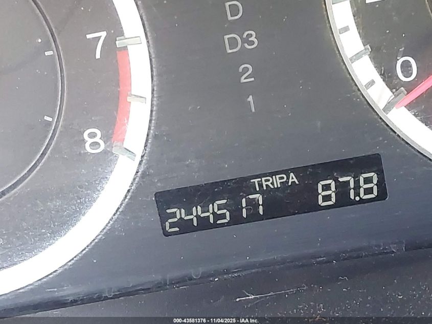 2009 Honda Accord 2.4 Ex-L VIN: 1HGCP26829A001581 Lot: 43581376