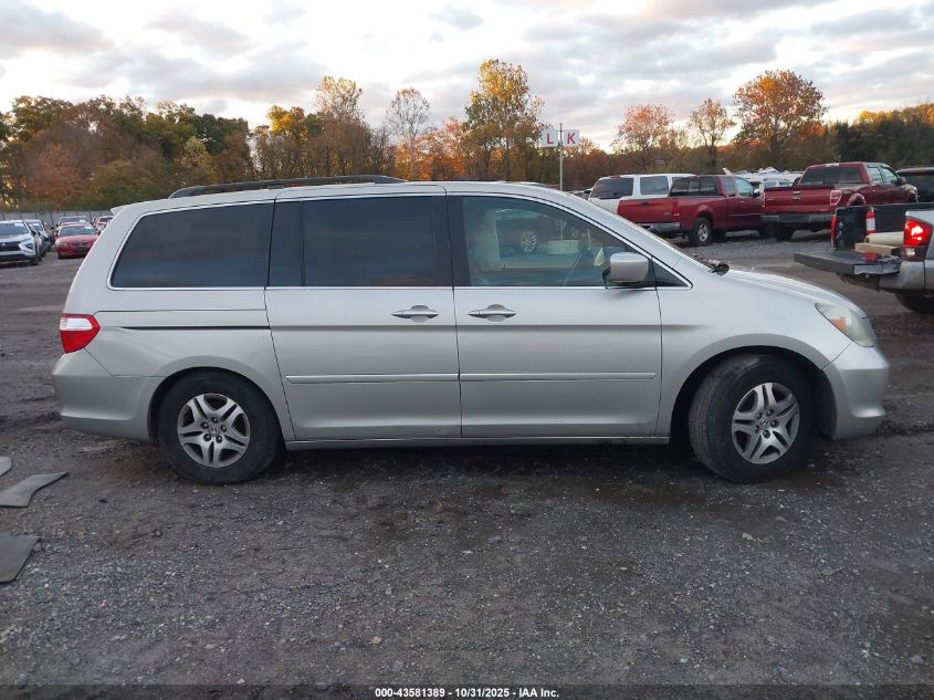 2005 Honda Odyssey Ex VIN: 5FNRL38435B406726 Lot: 43581389