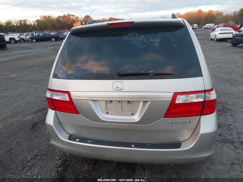 2005 Honda Odyssey Ex VIN: 5FNRL38435B406726 Lot: 43581389