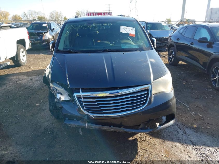 2012 Chrysler Town & Country Touring-L VIN: 2C4RC1CG7CR192718 Lot: 43581393