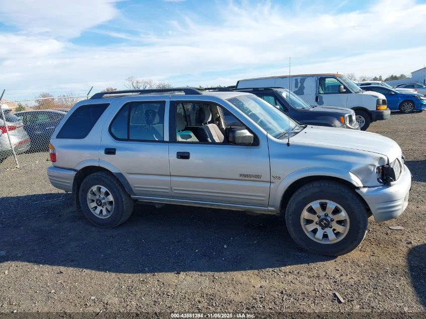 2000 Honda Passport Ex/Lx VIN: 4S6DM58WXY4405253 Lot: 43581394