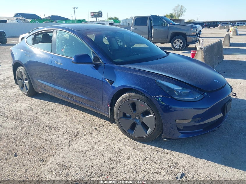 2022 TESLA MODEL 3 LONG RANGE DUAL MOTOR ALL-WHEEL DRIVE - 5YJ3E1EB3NF196491