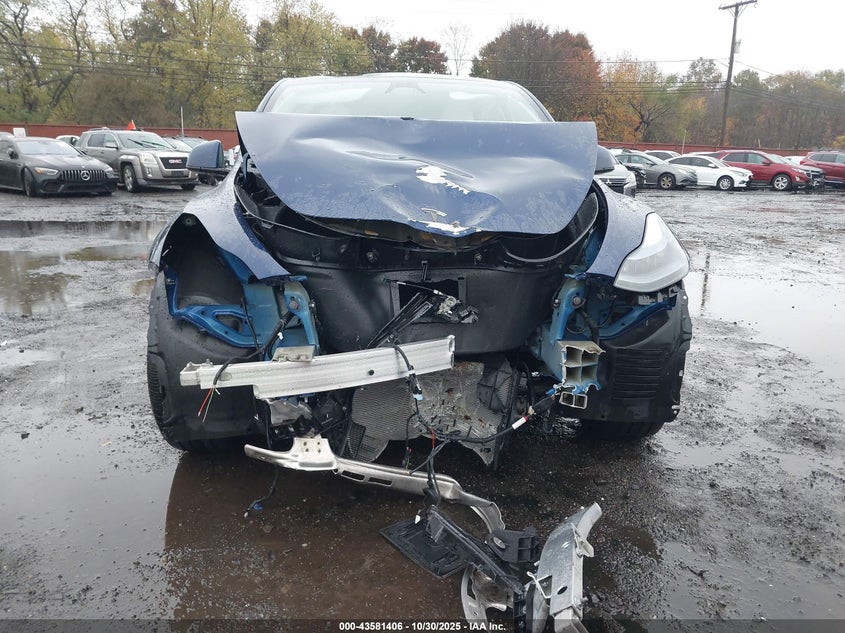 2024 Tesla Model Y Long Range Dual Motor All-Wheel Drive VIN: 7SAYGAEE5RF200351 Lot: 43581406