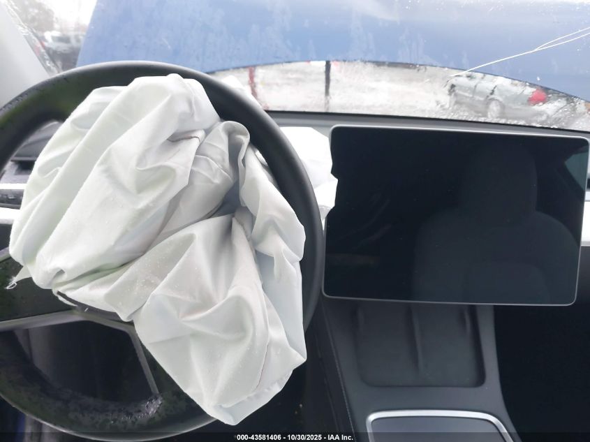 2024 Tesla Model Y Long Range Dual Motor All-Wheel Drive VIN: 7SAYGAEE5RF200351 Lot: 43581406