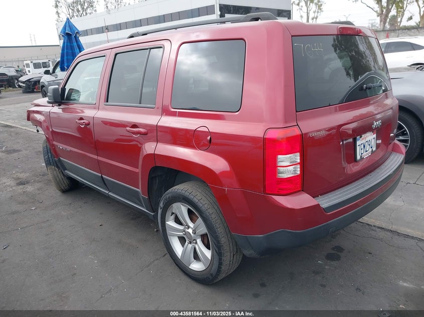 2015 JEEP PATRIOT LATITUDE 1C4NJPFA5FD209277