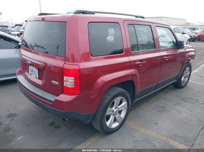 2015 JEEP PATRIOT LATITUDE 1C4NJPFA5FD209277