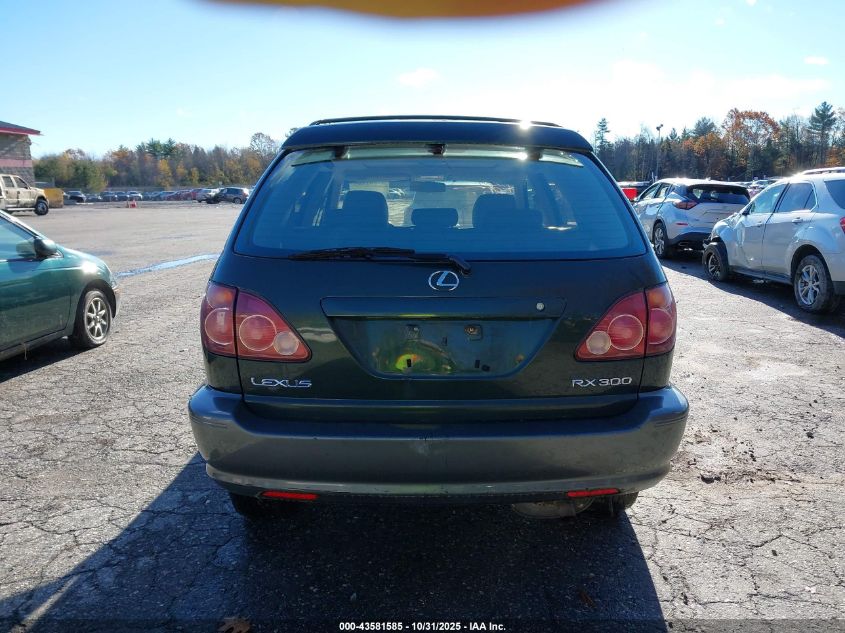1999 Lexus Rx 300 VIN: JT6HF10U1X0033939 Lot: 43581585