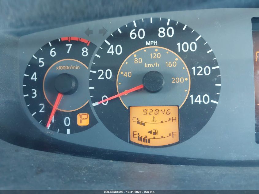 2004 Nissan Quest 3.5 S VIN: 5N1BV28U34N338641 Lot: 43581593