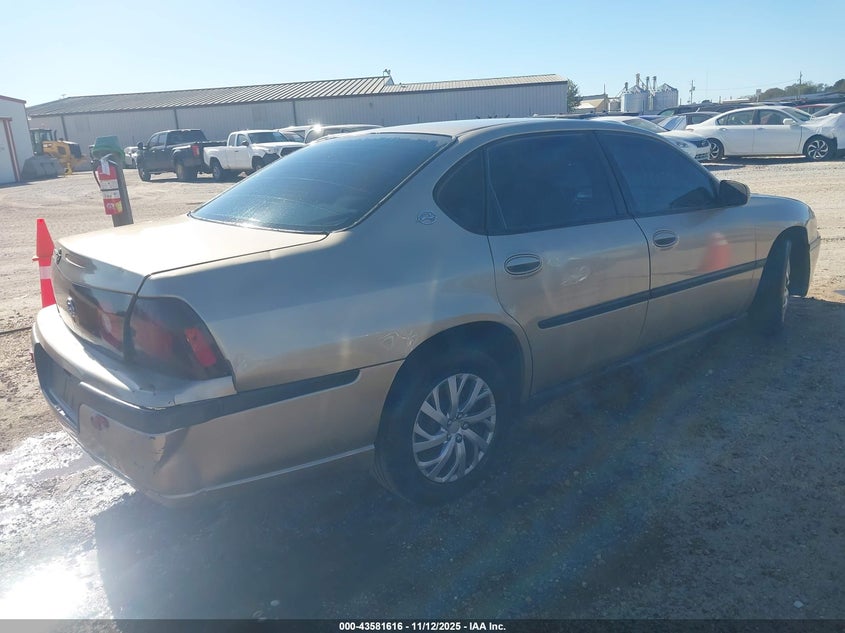 2G1WF52E059330211 2005 CHEVROLET IMPALA photo no. 4
