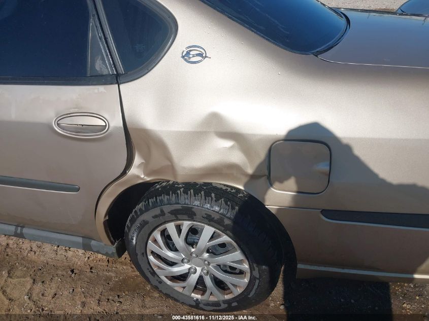 2005 Chevrolet Impala VIN: 2G1WF52E059330211 Lot: 43581616