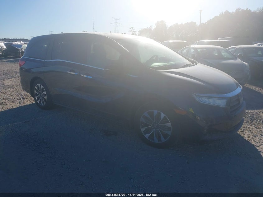 Vin: 5fnrl6h67pb071721, lot: 44076802, honda odyssey ex-l 2023 img_1