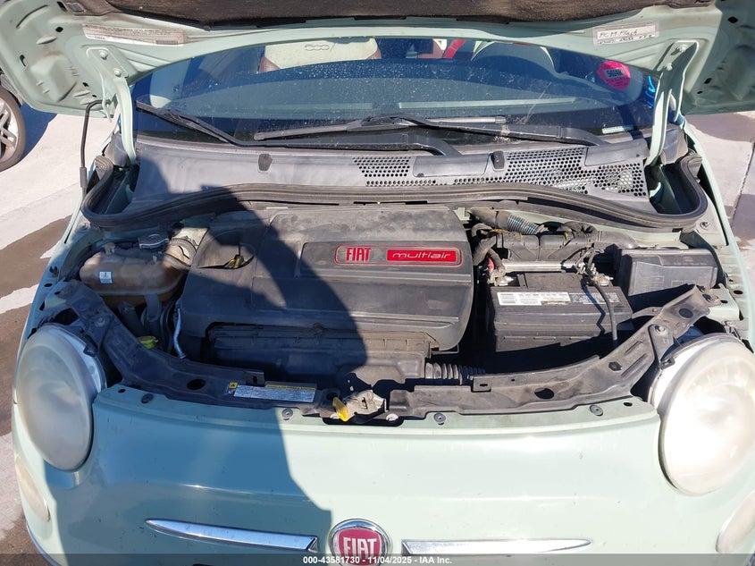 2012 Fiat 500C Lounge VIN: 3C3CFFER0CT164897 Lot: 43581730