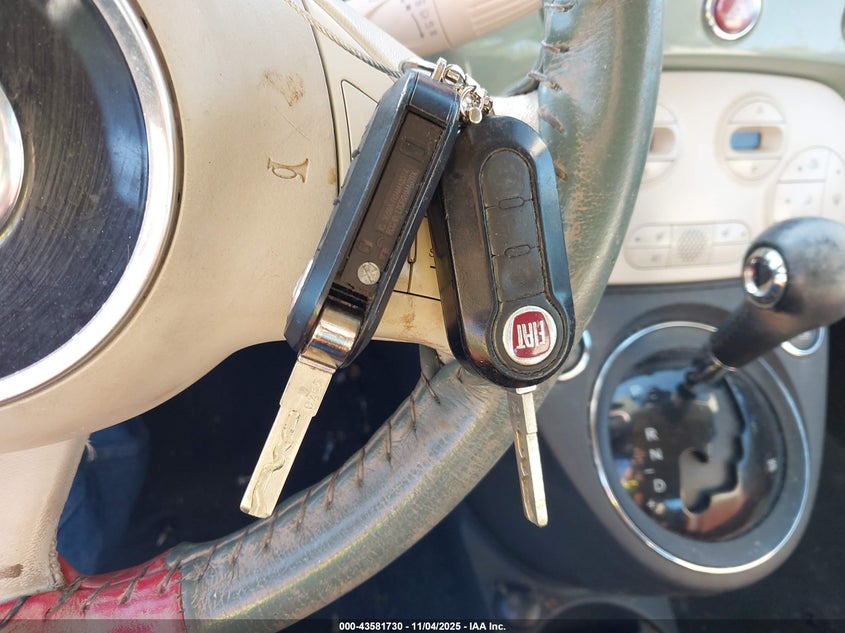 2012 Fiat 500C Lounge VIN: 3C3CFFER0CT164897 Lot: 43581730