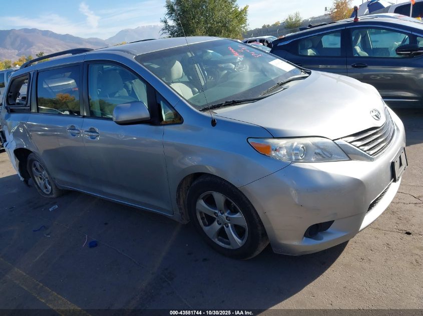 TOYOTA SIENNA LE V6 8 PASSENGER