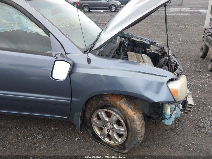 2006 Toyota Highlander V6 VIN: JTEHP21A660185029 Lot: 43581769