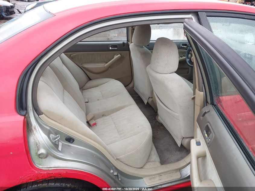 2004 Honda Civic Lx VIN: 2HGES16514H622988 Lot: 43581791