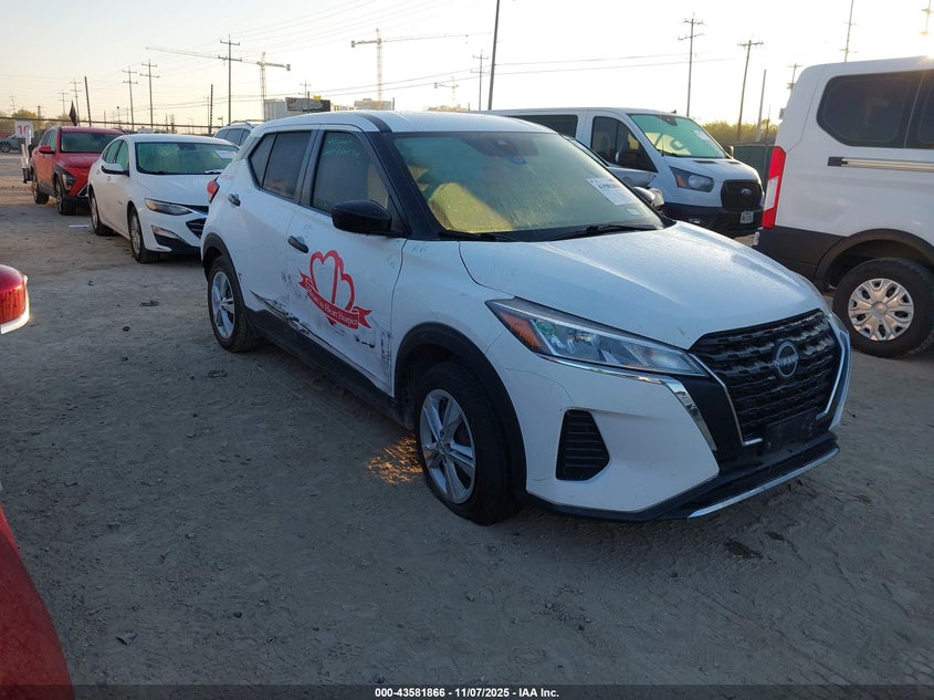 2022 NISSAN KICKS S XTRONIC CVT - 3N1CP5BVXNL479376