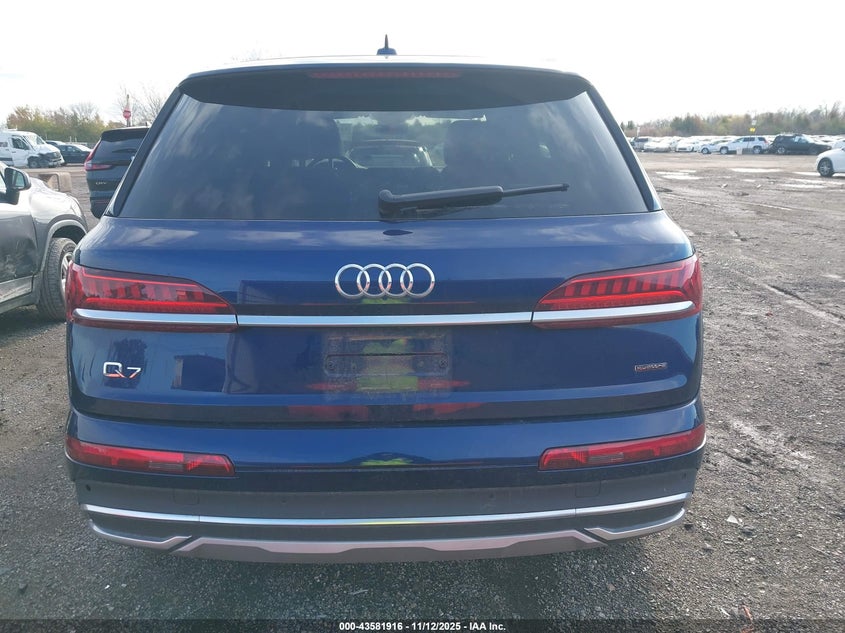 2022 Audi Q7 Premium Plus 45 Tfsi Quattro Tiptronic VIN: WA1LJBF7XND004657 Lot: 43581916